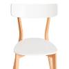 Стул Tetchair Claire 21281 белый, натуральное дерево фото 7