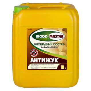 Состав биоцидный Woodmaster Антижук бесцветный 10 л