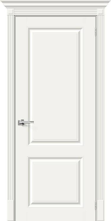 Межкомнатная дверь Bravo 013-0302 Скинни-12 Whitey 200x70