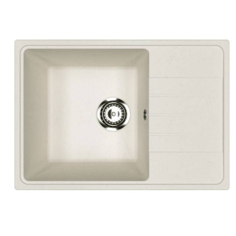 Мойка кухонная Uperwood Econ UPD-506 4910201239 белая матовая, 60x42