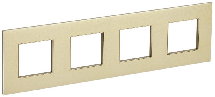Рамка 4-постовая IEK Skandy SK-M42-M-K37 шампань