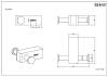 Крючок Black&White GA-9601C хром фото 2