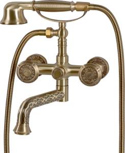 Смеситель для ванны с душем Bronze de Luxe 10119P
