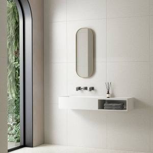 Раковина Vincea Solid Surface VWB-6S112MW подвесная, 120 см, белая матовая