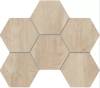 Мозаика Estima Soft Wood 69408 Mosaic/SF02_NS/25x28,5/Hexagon Hexagon неполированная 25x28.5