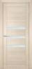Межкомнатная дверь экошпон Мариам Техно 709, остекленная, капучино 900x2000