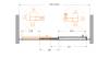 Душевая дверь Cezares Molveno MOLVENO-BF-3-100-C-Cr-IV профиль хром глянцевый, стекло прозрачное, 100x195 фото 6