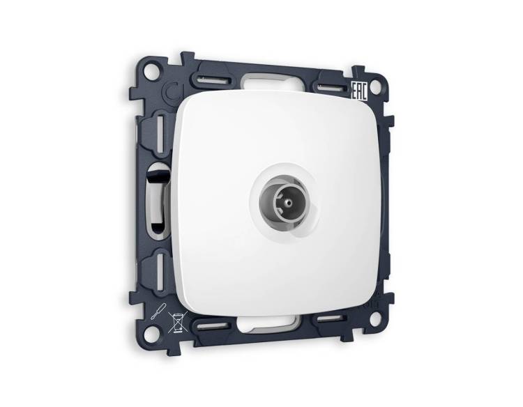 Комплект механизма TV розетки проходной Ambrella Volt Omega MO133030