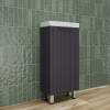 Тумба с раковиной Style Line Соло напольная, графит нубук, раковина белая, 72x40x22 фото 2