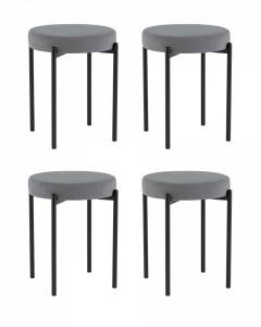 Табурет Stool Group Бриф Original SG005-bmm-C082 X4 серый 4 шт