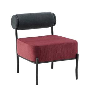 Кресло Stool Group Ponpoun Totoro Lounge OTE-SH 460+241 bl.l темно-серый бордо