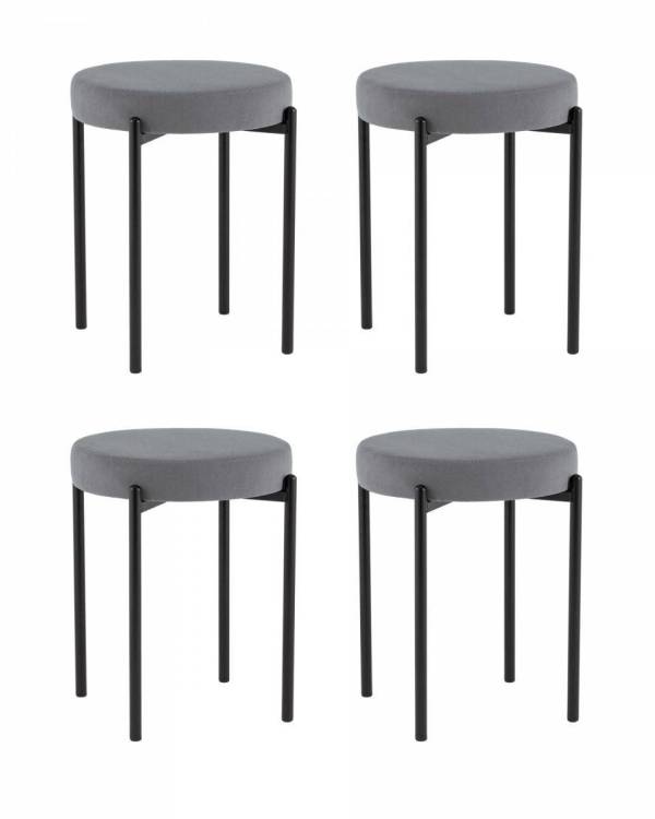Табурет Stool Group Бриф Original SG005-bmm-C082 X4 серый 4 шт