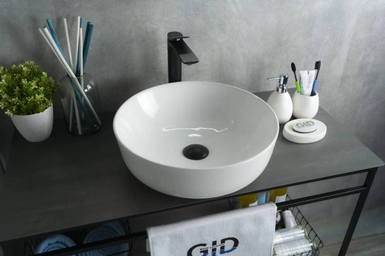 Раковина Gid Esfera D1315 51182 белая, 41.5x41.5x13.5