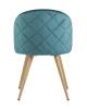 Набор из 4 стульев Stool Group Лион DC-69030A HLR-60 X4 с ромбами аквамарин фото 5