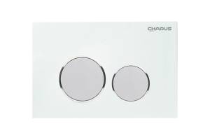 Кнопка смыва CHARUS Bagliore FP.330.WHITE.10, белый атлас