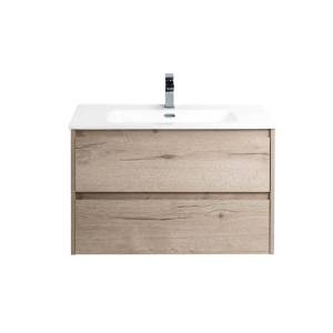 Тумба с раковиной BelBagno Kraft 80 rovere galifax bianco