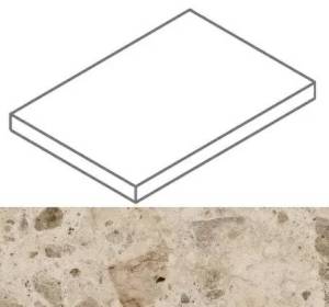Ступень Italon Continuum 620070002362 Stone Beige Scalino Angolare SX 33x160