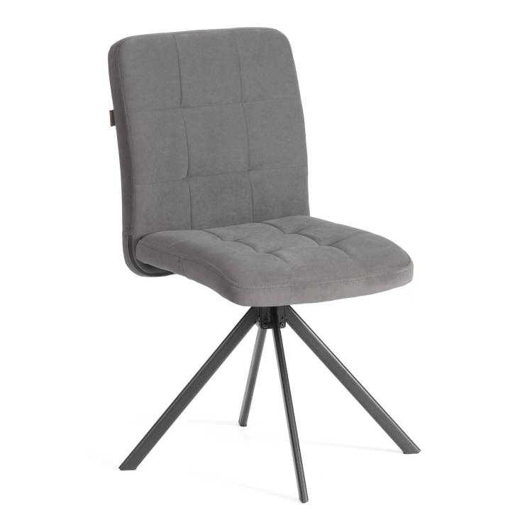 Стул Tetchair Medeo 24994 серый, велюр