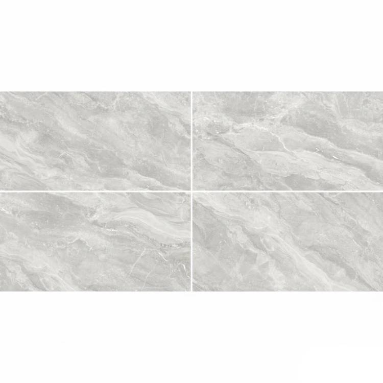 Керамогранит NSceramic NSC4081 Глянцевый Серый 40x80