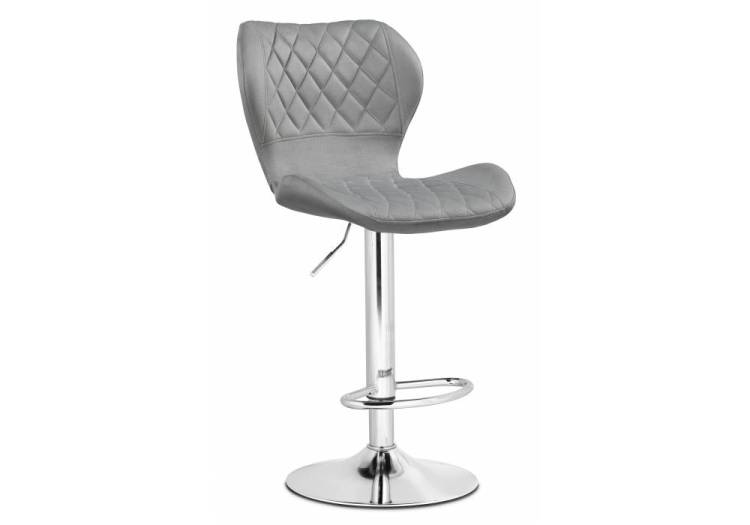 Стул барный Woodville Porch 15745 chrome/gray
