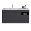 Тумба с раковиной Black&White U910.1000 черная, 100x48