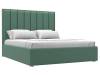 Интерьерная кровать Лига Диванов Афродита 123584 амур зеленый, рогожка 160x200