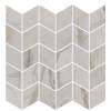 Декор Kerama Marazzi Ифран KMD2MSM007BR Мозаичный Серый Светлый Глянцевый Обрезной 30x31.2
