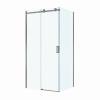 Душевой уголок BelBagno SOFT_CLOSE-2-AH-1-110/90-C-GM профиль оружейная сталь, стекло прозрачное, 110x90x200
