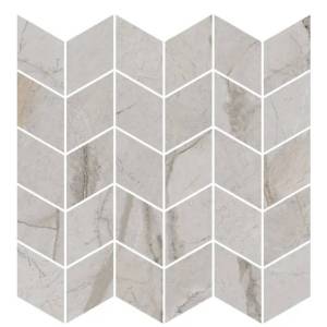 Декор Kerama Marazzi Ифран KMD2MSM007BR Мозаичный Серый Светлый Глянцевый Обрезной 30x31.2