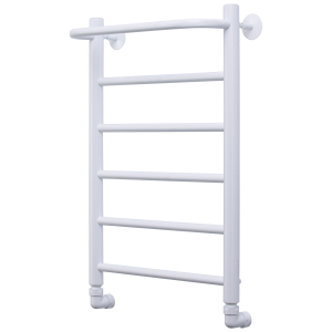 Полотенцесушитель водяной Comfysan Capri 012717 W-6 60/40 с полкой, белый матовый