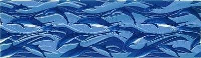 Декор Kerama Marazzi Баттерфляй AR132/2828 Дельфины 28.5x8.5