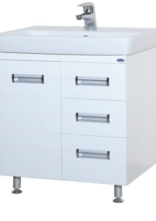 Тумба с раковиной Bellezza Сиена 70 3 ящ. Белый