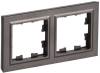 Рамка 2-постовая IEK Brite BR-M22-K45 темная бронза