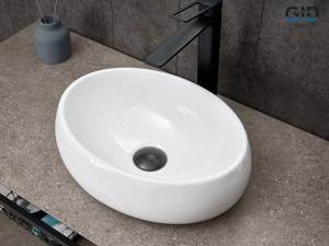 Раковина Gid Lago N9030ds 51235 белая, 40x30x13.5