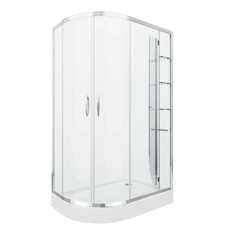 Душевой уголок Grossman GR-9120L Classic 120x80x185 с ПОДДОНОМ двери раздвижные