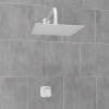 Душевой комплект Wasserkraft Saale A9551.146.254 встраиваемый, с верхней душевой насадкой, белый