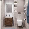 Тумба с раковиной Belbagno Etna H-60 ETNA-H60-700-2C-SO-RW-P 70x45x60 Rovere Moro подвесная с двумя выкатными ящиками, с доводчиками фото 8