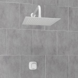 Душевой комплект Wasserkraft Saale A9551.146.254 встраиваемый, с верхней душевой насадкой, белый