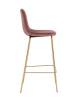 Набор из 2 барных стульев Stool Group Валенсия SN OS-001B HLR-44 gl X2 пыльно-розовый, золотые ножки фото 4