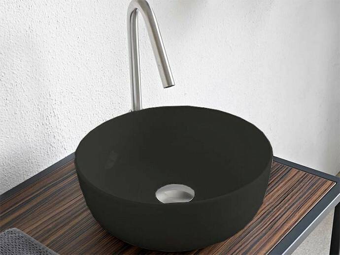 Раковина Scarabeo Glam 1808 37 BK 33x33x12.5, темно-серый