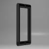 Душевая дверь в нишу Vincea Dice VDS-4D110CLB 1100x2000, профиль черный, стекло прозрачное фото 2