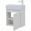 Тумба с раковиной Aquanet Nova Lite 50 302522 подвесная, белый глянец фото 7