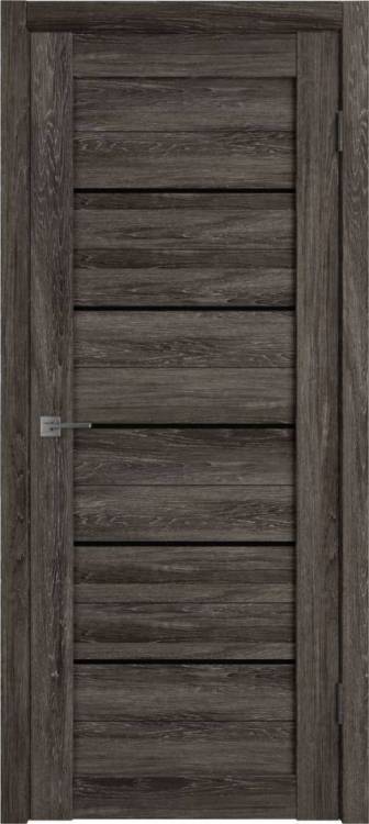 Межкомнатная дверь Владимирская Фабрика Дверей Atum 5 Terra Vellum стекло Black Gloss 600x2000