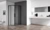 Душевой уголок BelBagno Acqua R-2-90-C-NERO фото 3