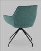 Кресло Stool Group Кимберли AV 344 W696/K15-K20PM-9005 зеленый, рогожка, замша, вращающееся фото 6
