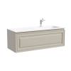 Тумба с раковиной Sancos Very правая, Beige Soft, 120x42.6