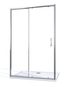 Душевая дверь в нишу Good Door Spirit WTW-130-C-CH СП00020 профиль глянцевый хром, стекло прозрачное, 130x190