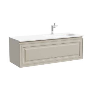 Тумба с раковиной Sancos Very правая, Beige Soft, 120x42.6