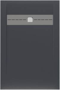 Поддон для душа Allen Brau Infinity 8.21003-AM без накладки, антрацит, 1200х900
