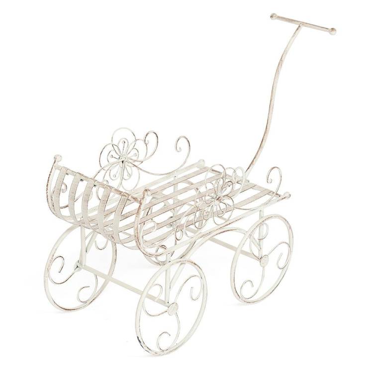 Подставка для цветов Tetchair Secret De Maison Camion (mod. PL08-5828) 11882 antique white (61x26x47)